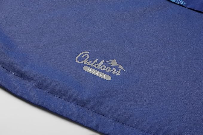 MGEOY Boys Girls Rain Jackets Lightweight Waterproof Hooded Raincoats Windbreakers for Kids 4-14Y