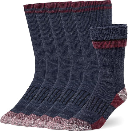 Merino Wool Socks Casual Warm Socks for Winter Cozy Boot Socks for Men & Women
