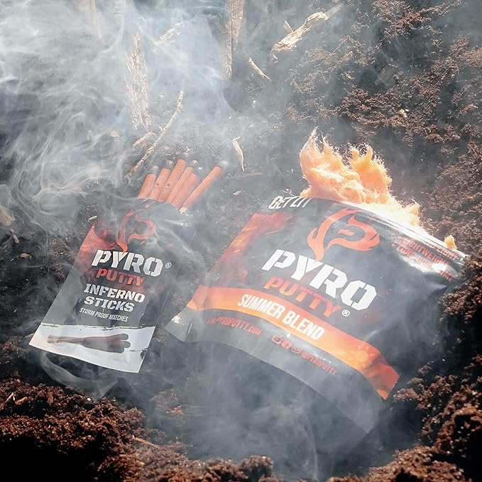 Phone Skope Pyro Putty: Waterproof Survival Fire Starter for Emergency Preparedness, Fire Starters for Campfires - Survival Gear and Supplies