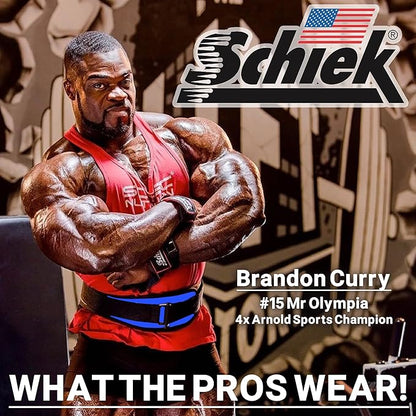 Schiek Sports Model 2004 Nylon 4 3/4" Weight Lifting Belt - Black