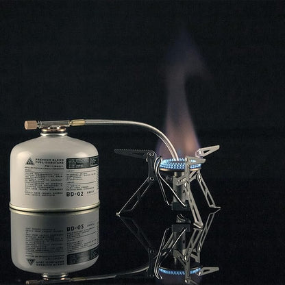 Fire-Maple Blade 2 Portable Propane Camping and Backpacking Stove Ultra Light | Titanium Hiking Stoves with pre-heat tube | Mini Portable Isobutane