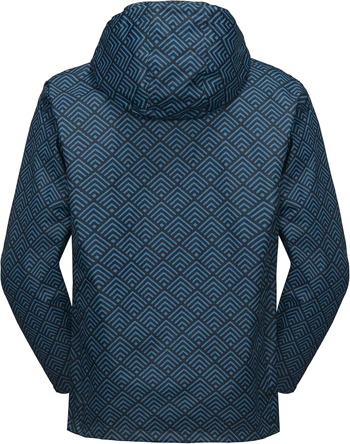 Little Donkey Andy Men's Waterproof Rain Jacket Outdoor Lightweight Rain Shell Coat for Hiking,Golf,Travel