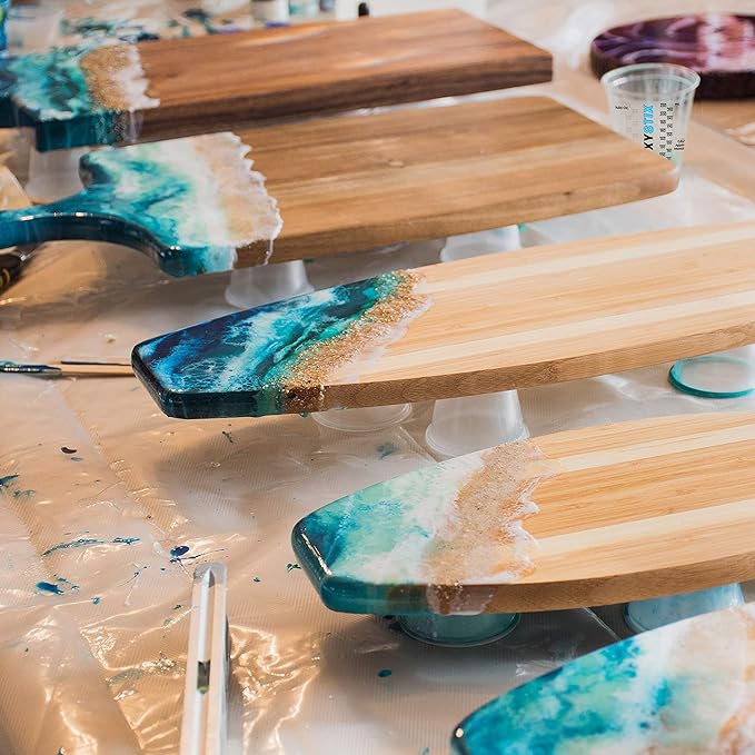 [100 Pack] NEW SIZE 12oz Graduated Mixing Cups - Durable PET, Clear Measurement Markings in oz, mL and cups - For Resin, Paint, Mixing and Crafts