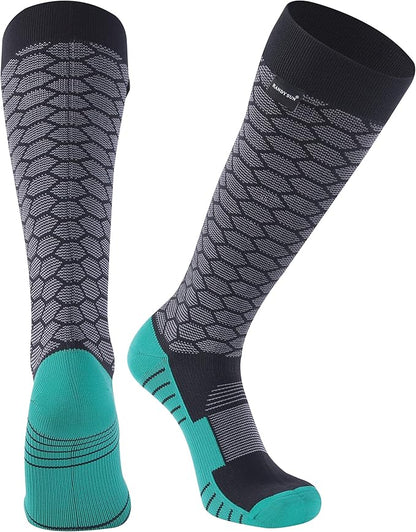 RANDY SUN Waterproof Skiing Socks, [SGS Certified] Unisex Knee High Breathable Hiking Trekking Sock 1 Pair