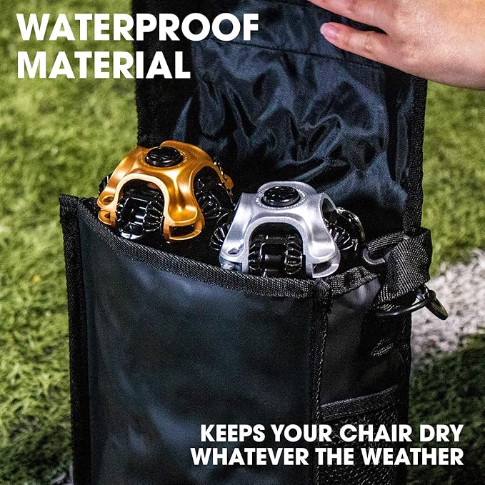 CLIQ Waterproof Chair Bag - Holds 2 Folding Chairs - Perfect for Camping and Other Outdoor Adventures