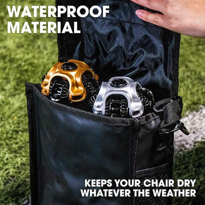 CLIQ Waterproof Chair Bag - Holds 2 Folding Chairs - Perfect for Camping and Other Outdoor Adventures