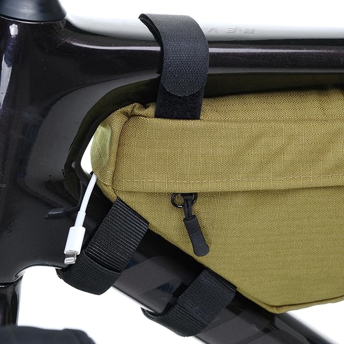 Mira Bike Frame Bag - Water Resistant, Durable Cordura Fabric & Bicycle Equipment Bag - Biking Storage, Bikepacking Pouch, Road for Cycling Adventures