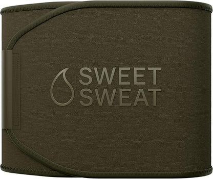 Sports Research Sweet Sweat Waist Trimmer (Core Series) - Premium Sweat Enhancing Fitness Band for Women & Men
