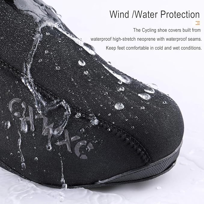 Cycling Shoe Covers Cold Weather for Men Women - Waterproof Shoe Covers Winter Outdoor Sports - Rain Cycling Overshoes, Road/Mountain Bike Booties