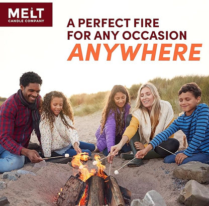 Melt Candle Company Fire Starter Squares, 160 Pieces - Fire Starters Kit for Campfires, Grill, Outdoor Fire Pit, Fireplace, BBQ - Water Resistant & Odorless - Camping Accessories