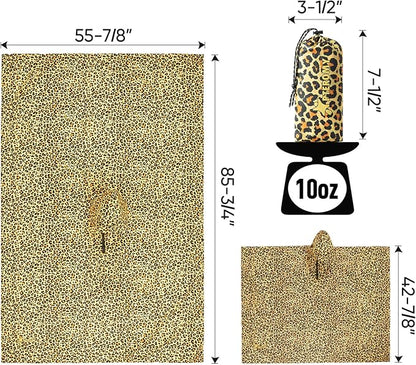 PTEROMY Hooded Rain Poncho for Adult with Pocket, Waterproof Lightweight Unisex Raincoat for Hiking Camping Emergency