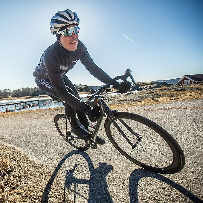 GripGrab Arctic Waterproof Deep Winter Road Cycling Shoe Covers Fleece Lined Thermal Cycling Road Bike Shoe Covers Waterproof Overshoes