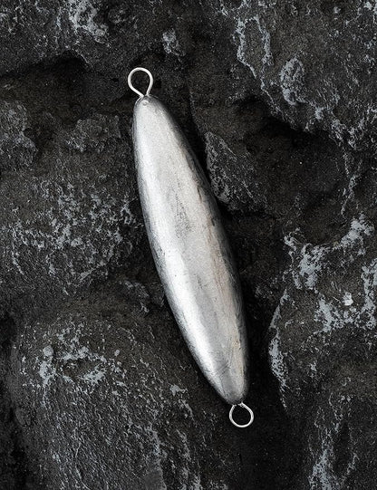 BLUEWING Torpedo Sinker Through Wire Fishing Weight Saltwater Bullet Lead Double Ringed 2oz-48oz