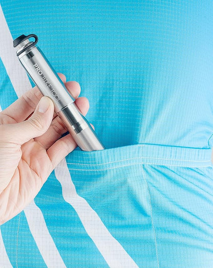 Pro Bike Tool Mini Bike Pump - Compact and Portable Bicycle Tire Pump for Fast Inflation - Compatible with Presta and Schrader Valves - Lightweight and Durable Design - Essential Bicycle Accessories